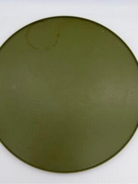 Vintage 70's Rubbermaid Avocado Green Lazy Susan Turntable 10.5" Retro